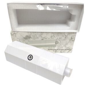 SJ WAVE Showerhead Filter Replacement for SJ Wave Filter System- White Filter